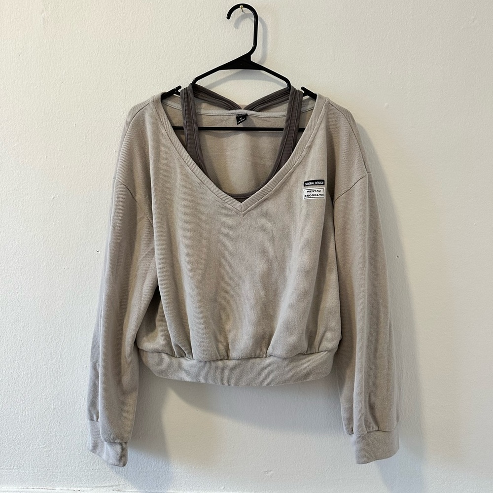 Cropped sweatshirt